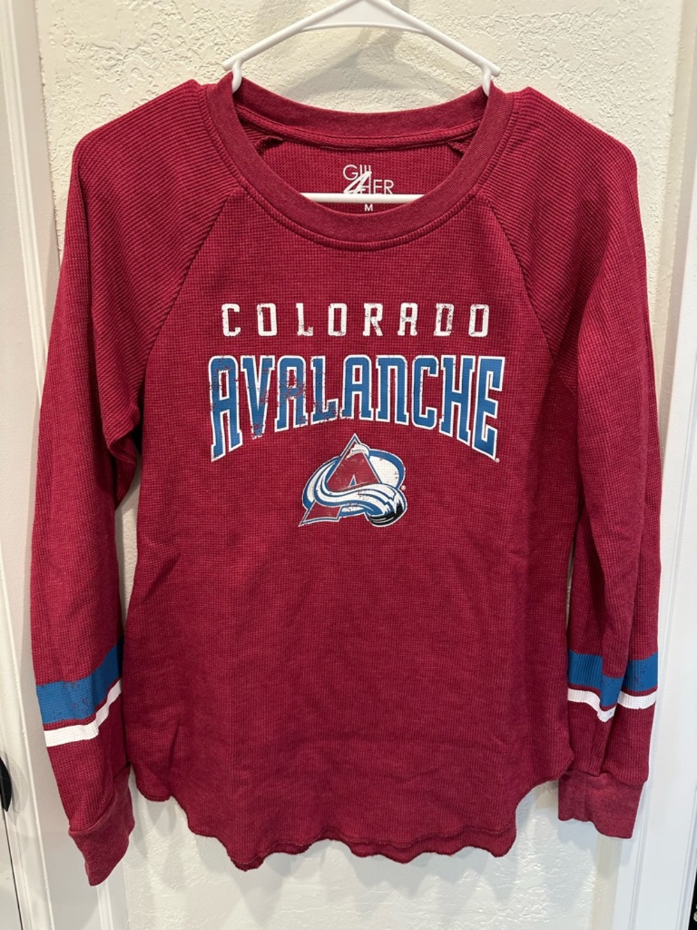 Colorado Avalanche Burgundy Thermal Sweatshirt
